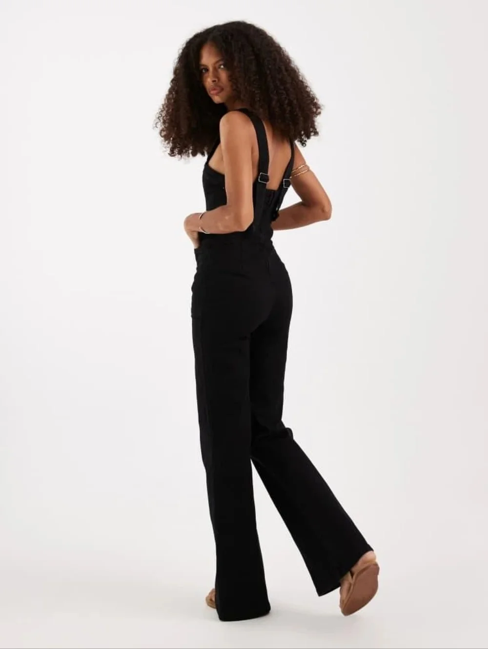 NWOT Free People Suns Out Bootcut Jumpsuit Sz XL